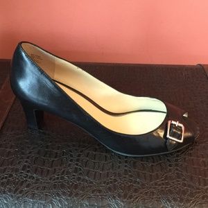 Lauren Ralph Lauren Damaris Peep Toe Pumps 8.5 B
